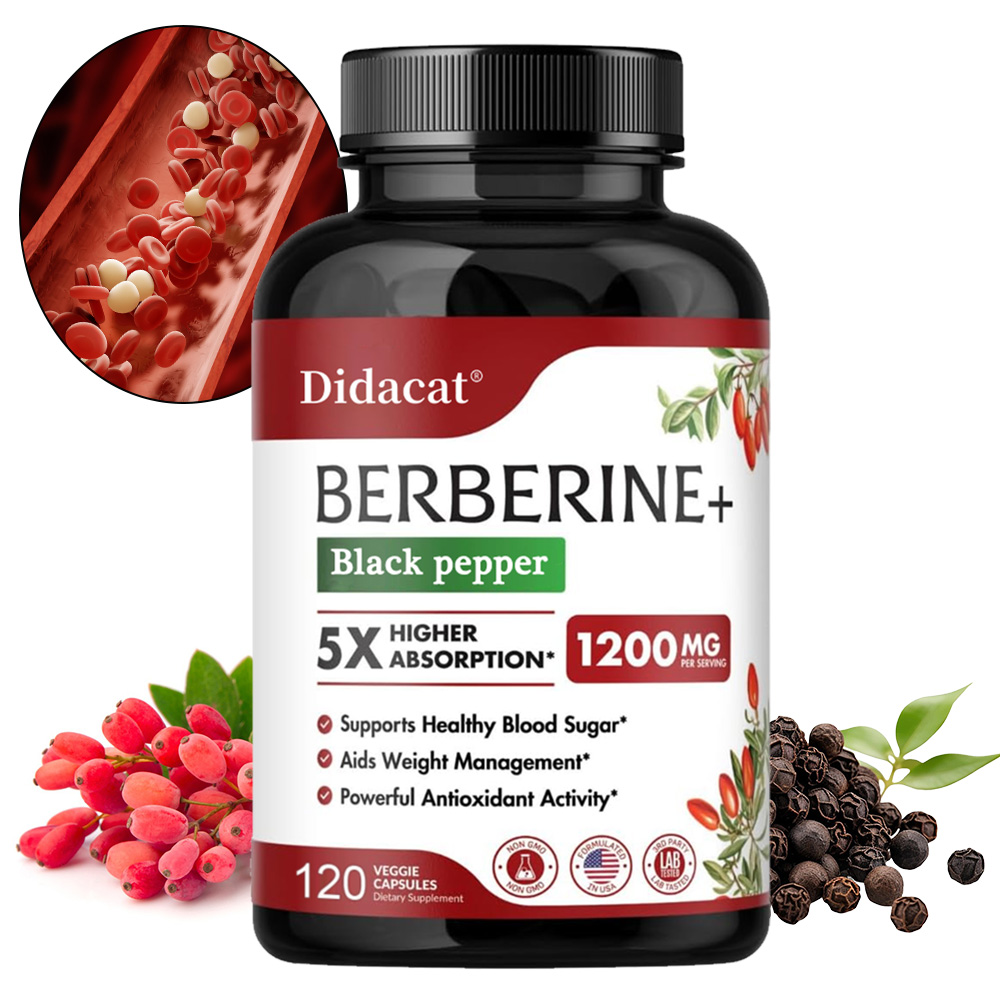 Berberine Hcl Capsule - 베르베린 보충제 1200mg - 초고순도 98%