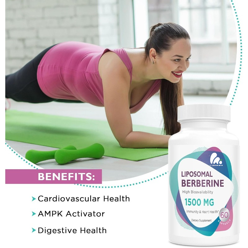 베르베린 HCL 보충제 1500mg - 여성과 남성을  - Berberine Hcl Capsule 리뷰 및 가격