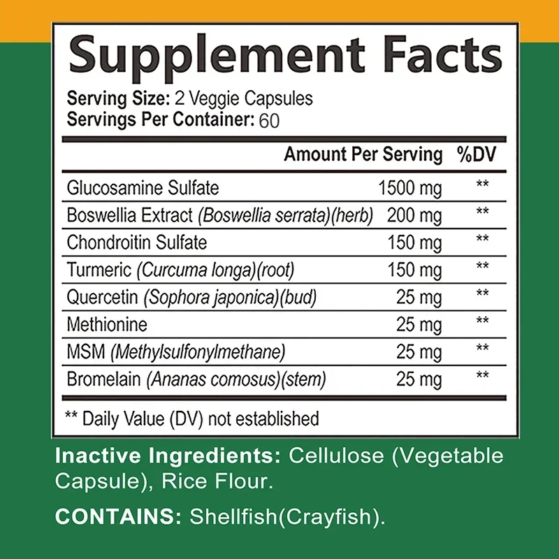글루코사민 콘드로이틴 - 연골을 복구하고 등, 목, 무 - Glucosamine Chondroitin Joint 리뷰 및 가격