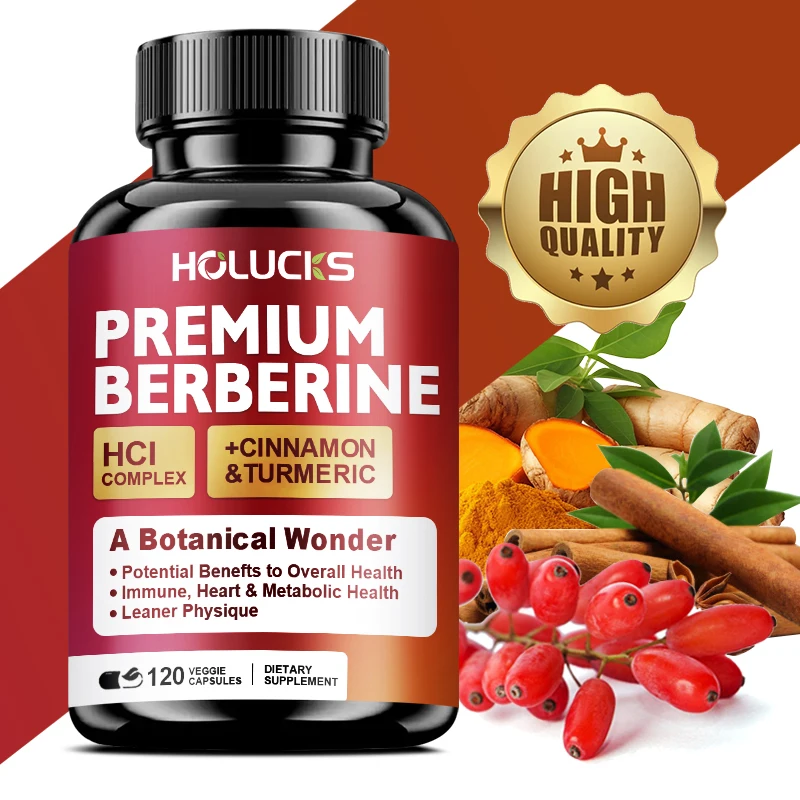 Holucks 프리미엄 베르베린 HCl 복합체, 계피  - Berberine Hcl Capsule 리뷰 및 가격