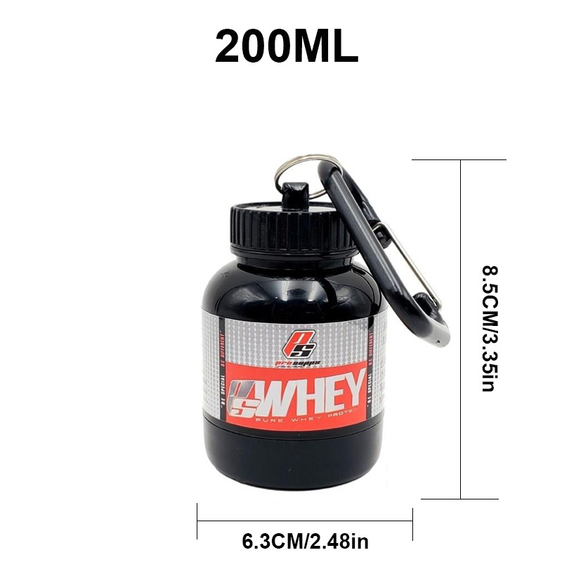 100/200ml 휴대용 단백질 분말 보충 용기 경량  - Whey Protein Isolate 리뷰 및 가격