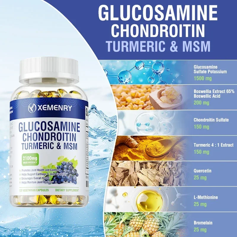 글루코사민 콘드로이틴 캡슐 - 항산화제, 관절 조직 보 - Glucosamine Chondroitin Joint 리뷰 및 가격