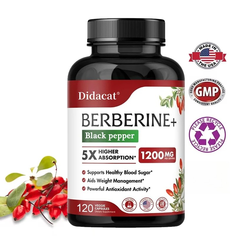 베르베린 염산염 보충제 - 대사 및 콜레스테롤, 체중  - Berberine Hcl Capsule 리뷰 및 가격