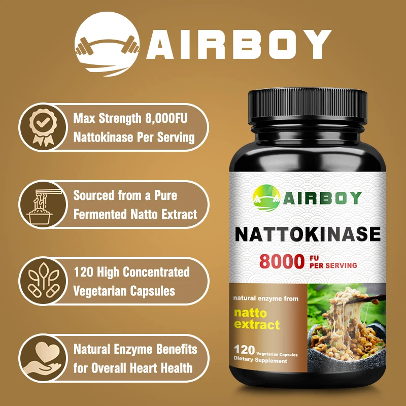 낫토키나제 - 혈압 균형 유지, 심혈관 건강 지원 - Pre Workout Supplement 리뷰 및 가격