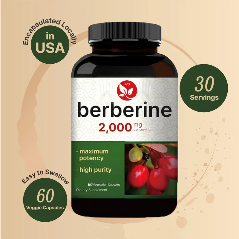 베르베린 보충제 60 식물성 캡슐, 97% 순수 아스파 - Berberine Hcl Capsule 리뷰 및 가격