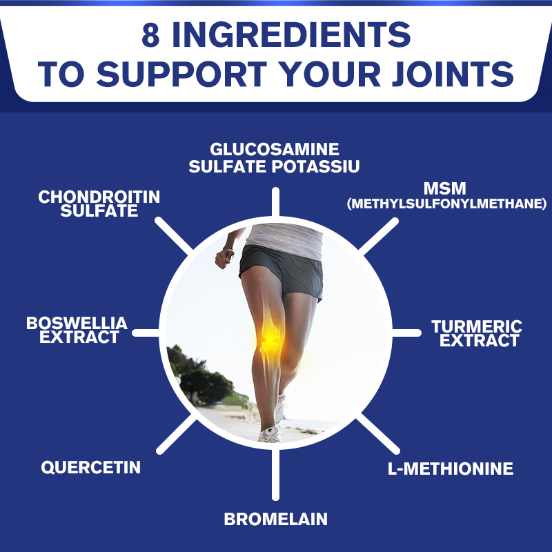 글루코사민 HCI와 히알루론산이 함유된 고급 관절 보충 - Glucosamine Chondroitin Joint 리뷰 및 가격