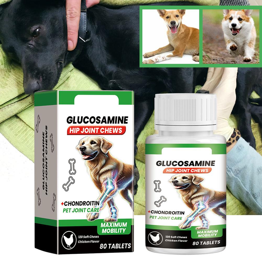 80정 개 관절 지원제 애완동물 엉덩이 관리 글루코사민 - Glucosamine Chondroitin Joint 리뷰 및 가격